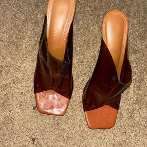 Brown heels